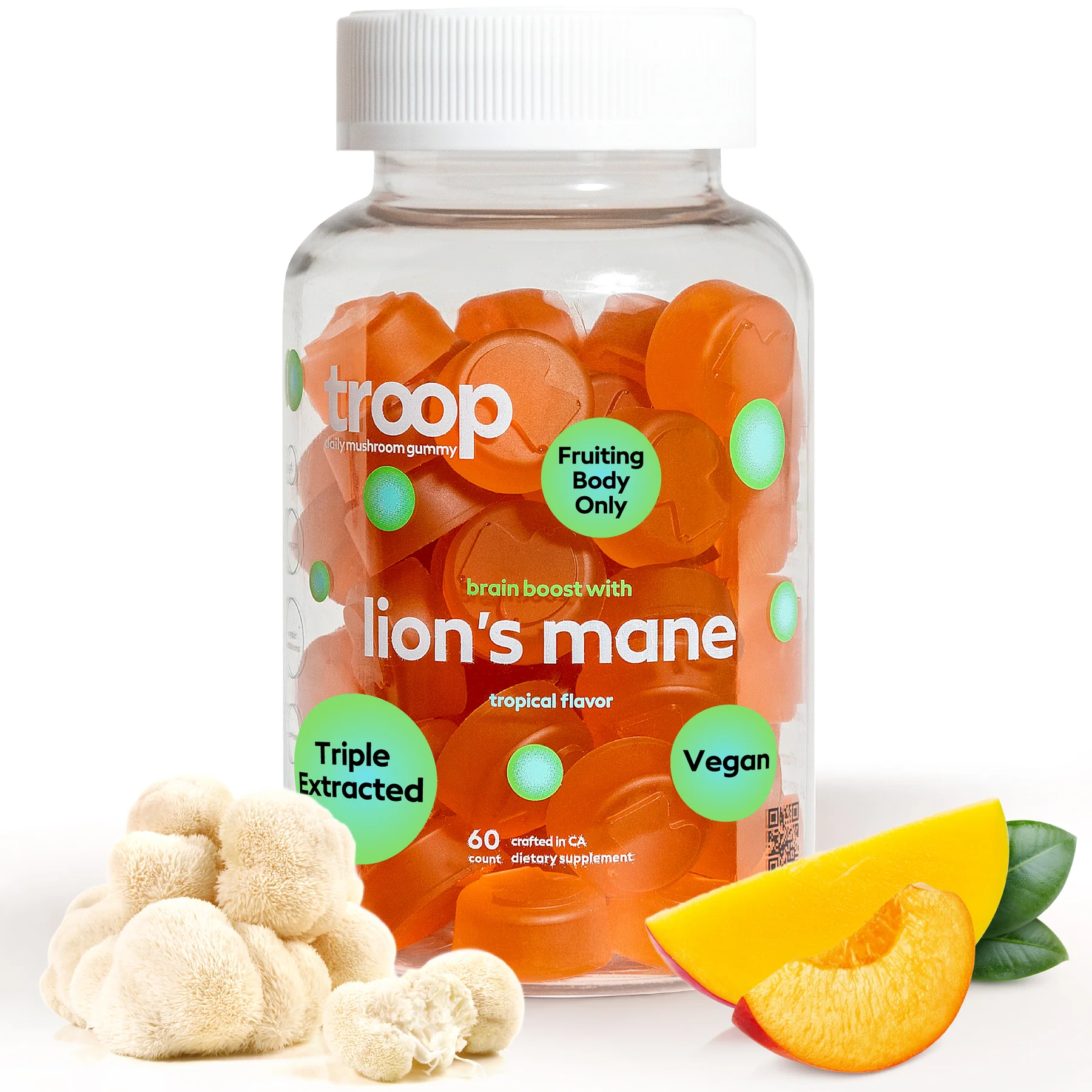 Troop Lion's Mane Gummies – Tropical